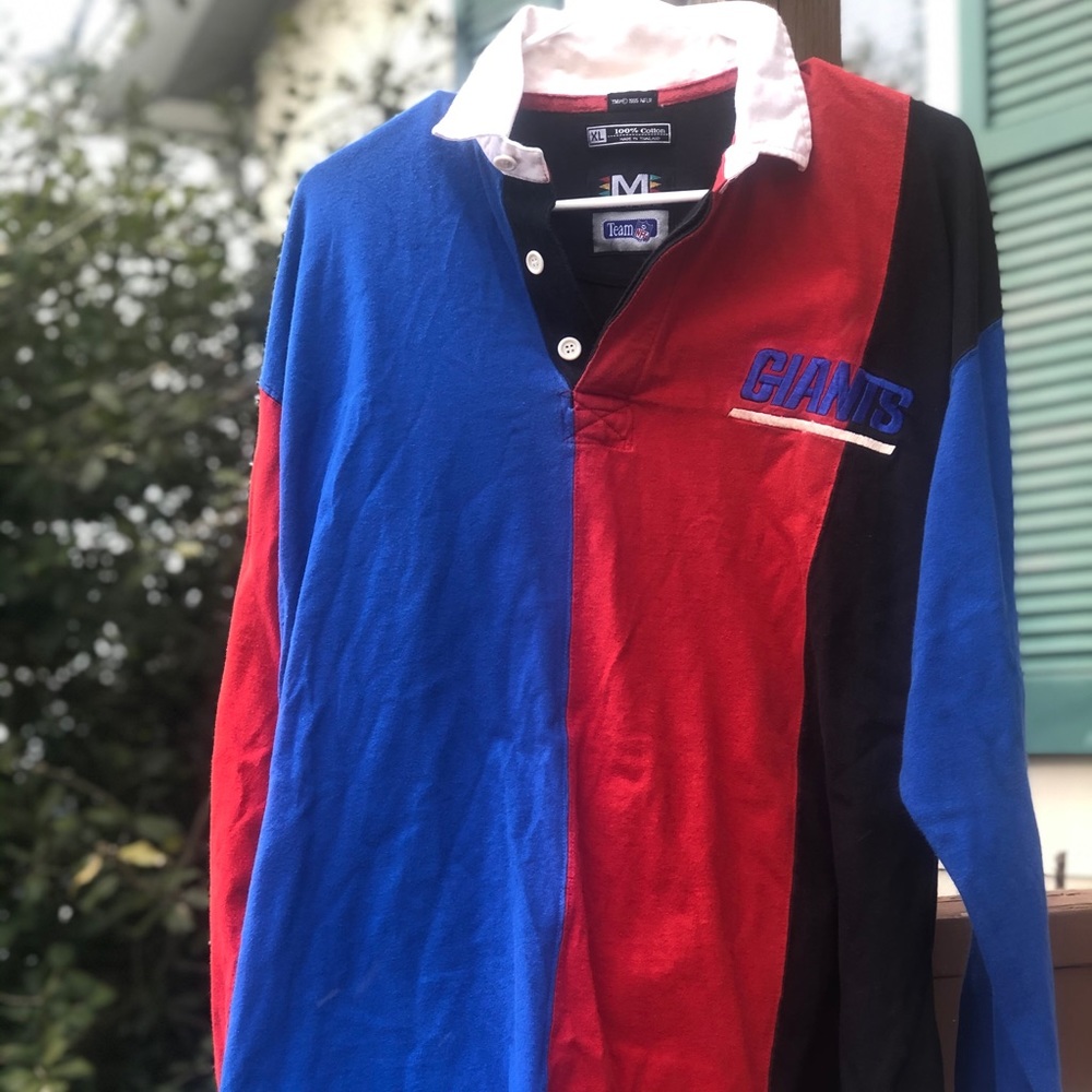 1995 New York Giants Polo Long sleeve